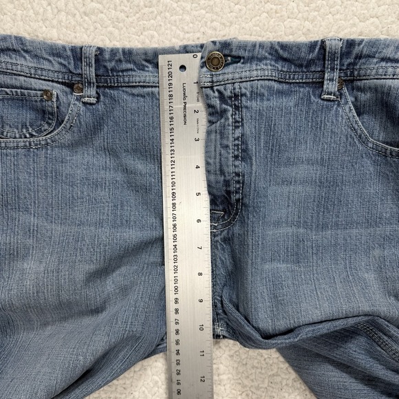 Boho Western Flare Jeans Women's 14 (34x31) Y2K Festival Cowgirl Rodeo Glam - Picture 11 of 12